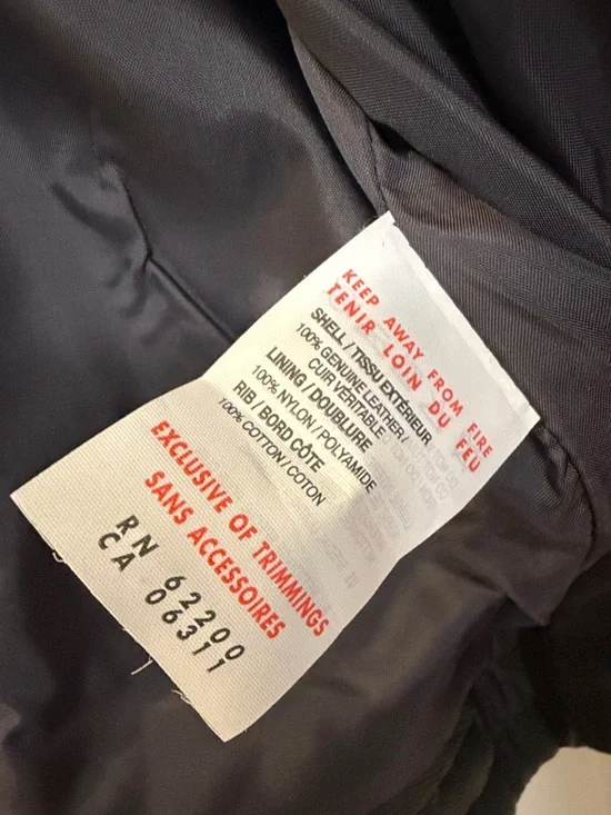 Puma x Ferrari - Black Leather Jacket - Picture 5 of 6